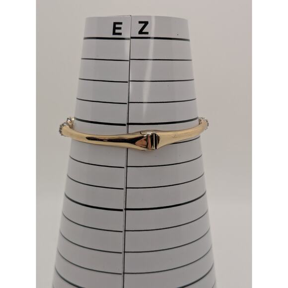 Alexis Bittar Multi Stoned Hinge Cuff Bracelet with Lapis, Turquoise, & Hematite - Picture 7 of 7
